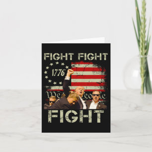 Tarjeta Trump Lucha Lucha Lucha Trump Señala A Los Estadou