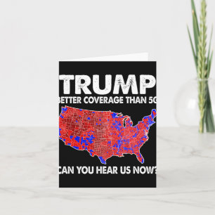 Tarjeta Trump mejor cobertura que 5g Mapa soporte a Trump