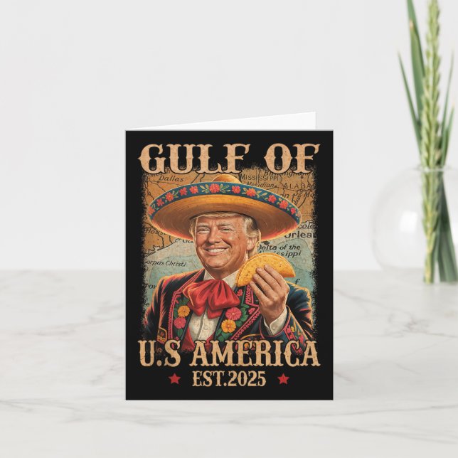 Tarjeta Trump Mer, el golfo de las Américas de Trump 2025 (Anverso)