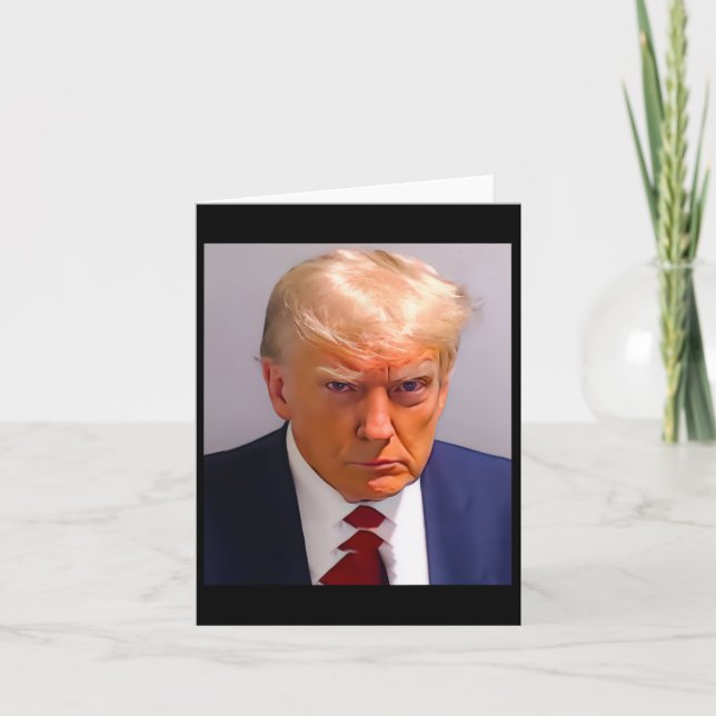 Tarjeta Trump Mug Shot 1 (Anverso)