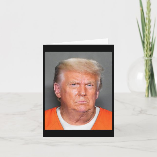 Tarjeta Trump Mug Shot 1 (Anverso)
