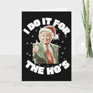 Tarjeta Trump Navidad Santa Lo Hago Por Las Hos Navidades