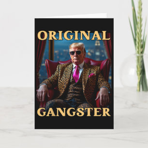 Tarjeta Trump Original Gangster Divertido Donald Trump