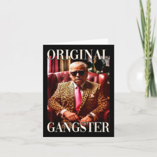 Tarjeta Trump Original Gangster Divertido Donald Trump 202
