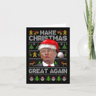 Tarjeta Trump Pajama vuelve a hacer grandes a los Navidade
