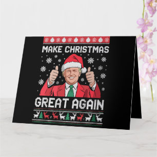 Tarjeta Trump Pajama vuelve a hacer grandes a los Navidade