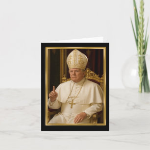 Tarjeta Trump Para El Papa Y El Presidente Camisas Trump 2