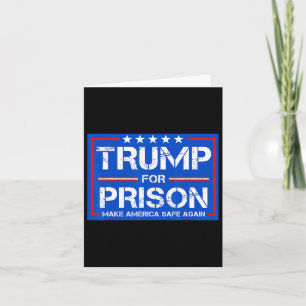 Tarjeta Trump Para Prisión 2025 Divertido Trump 2