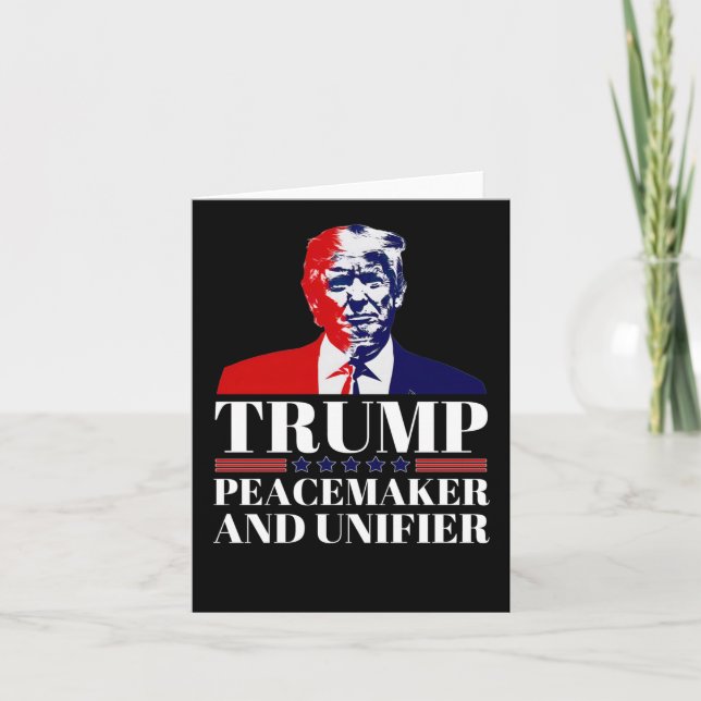 Tarjeta Trump Peacemaker Y Unificador 1 (Anverso)