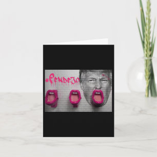 Tarjeta Trump Pendejo _ Resistir _ Anti Trump _ Impedir Tr