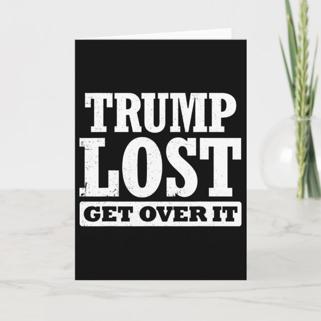 Tarjeta Trump Perdió  (Anverso)