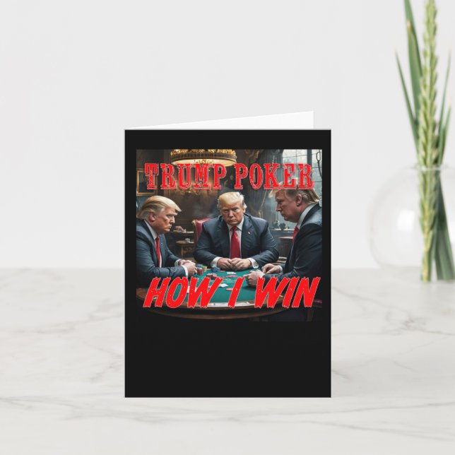 Tarjeta Trump Poker (Anverso)