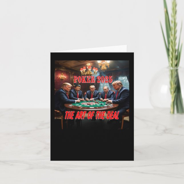 Tarjeta Trump Poker 2024 (Anverso)