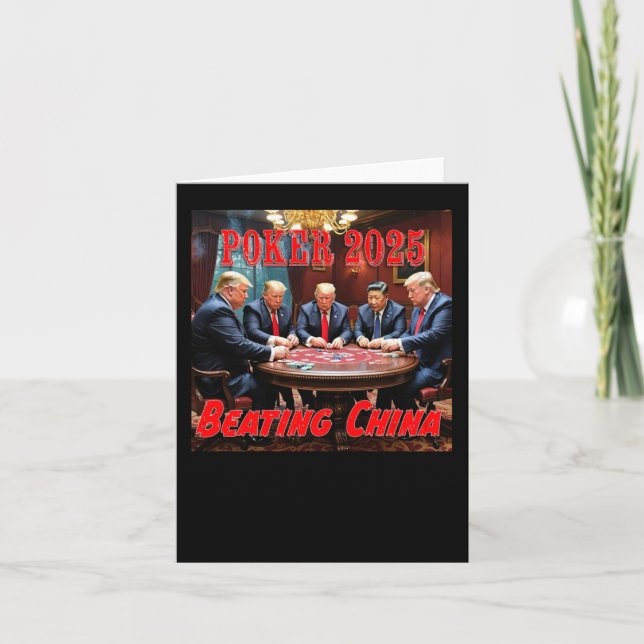 Tarjeta Trump Poker 2025 (Anverso)