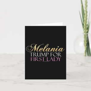 Tarjeta Trump Por La Primera Dama Pro-donald Trump