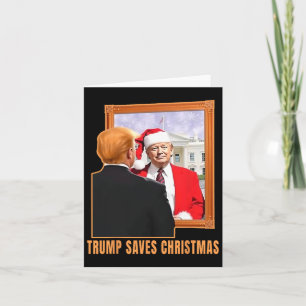 Tarjeta Trump, presidente de los navidades Donald Trump, a