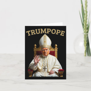Tarjeta Trump, presidente gracioso de Trump, se declara