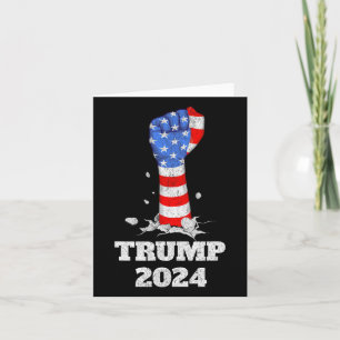 Tarjeta Trump Primero De 2024 Apoya A Trump 2024