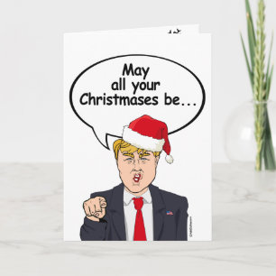TARJETA TRUMP: Que todas tus Navidades sean blanca