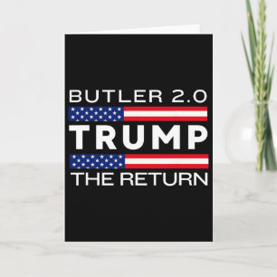 Tarjeta Trump Regresa Butler Mitin Lucha Trump Elon Butler