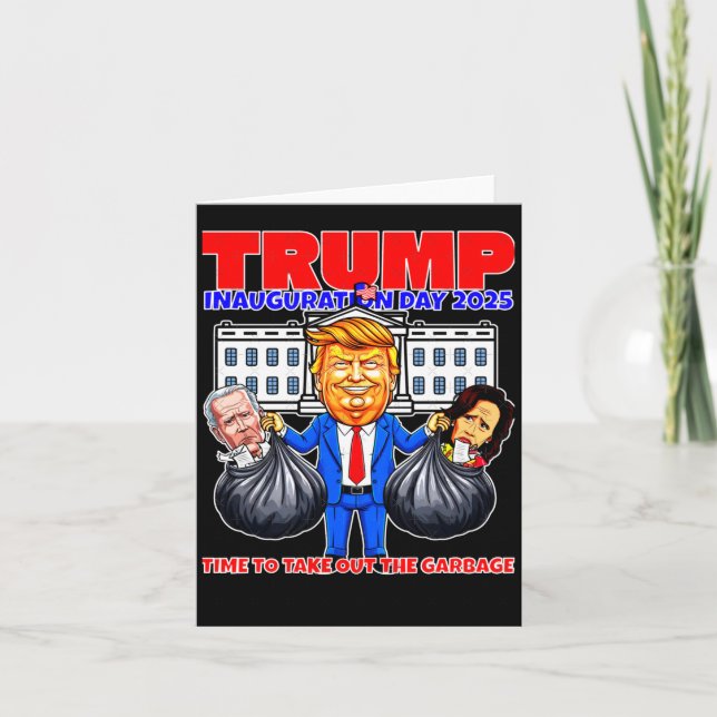 Tarjeta Trump saca la basura (Anverso)