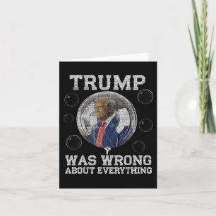 Tarjeta Trump se equivocó en todo lo que se opone a Trump 