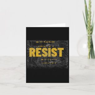 Tarjeta Trump se resiste a la protesta contra la política