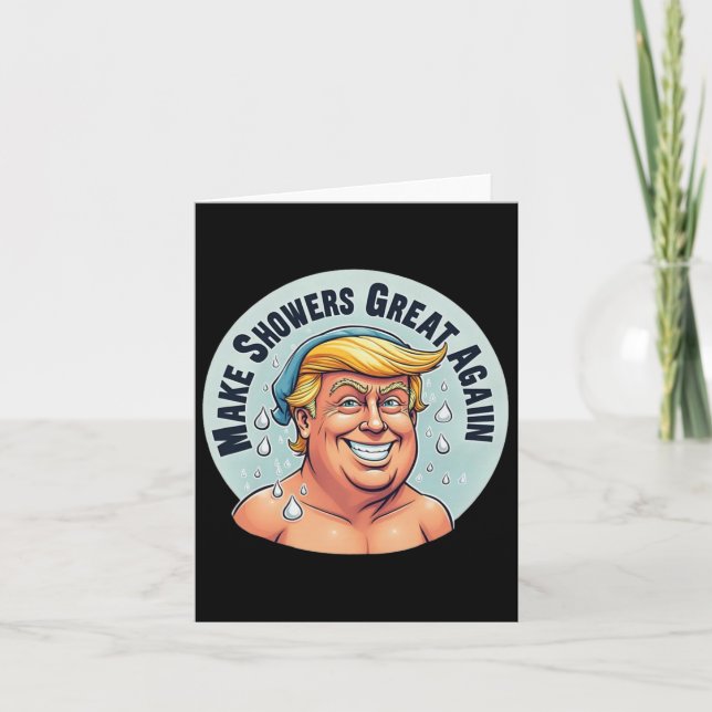 Tarjeta Trump Shower Grear otra vez (Anverso)
