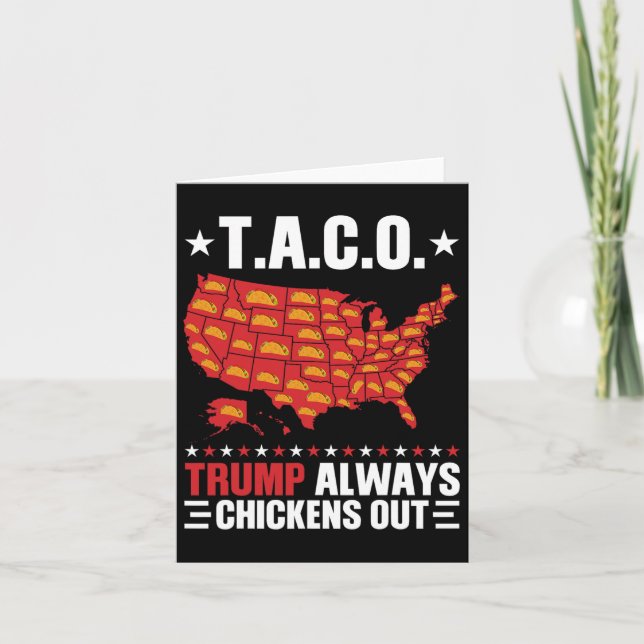 Tarjeta Trump siempre expulsa a Taco Usa M (Anverso)