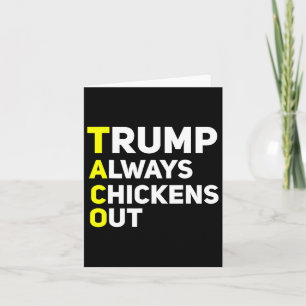 Tarjeta Trump siempre expulsa el gracioso Chiste de Trump