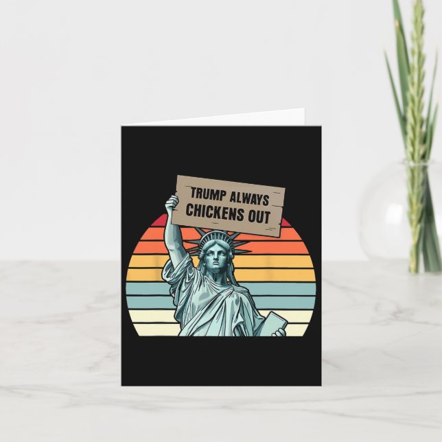 Tarjeta Trump siempre se desvanece (Anverso)