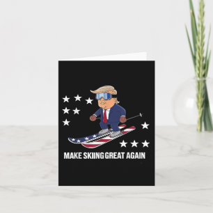 Tarjeta Trump Ski Ee.Uu. - Hacer El Esquí Grande De Nuevo