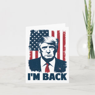 Tarjeta Trump Soy El Presidente De La Ck 47th Bandera Esta