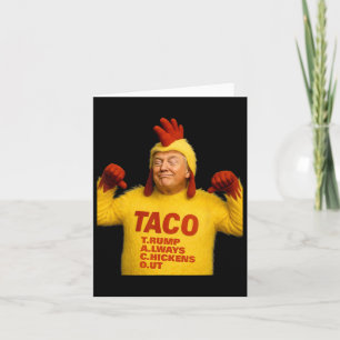 Tarjeta Trump Taco Trump siempre se desvanece