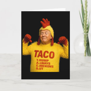 Tarjeta Trump Taco Trump Siempre se Rajó