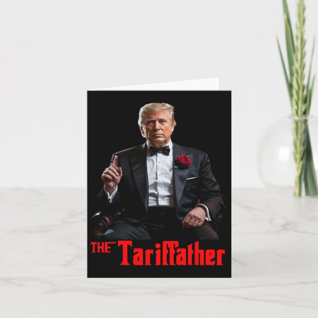 Tarjeta Trump Tariffather Tariffinator Liberation Day Tari (Anverso)