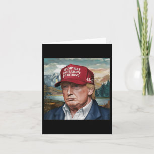 Tarjeta Trump Tenía Razón En Todo, Trump 45 47