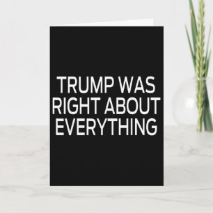 Tarjeta Trump tenía razón sobre todo _5 