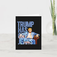 Trump Tiene Grandes Jeans Camiseta Divertida de Me