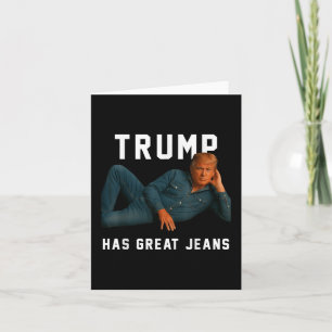 Tarjeta Trump tiene un gran meme sobre jeans divertidos