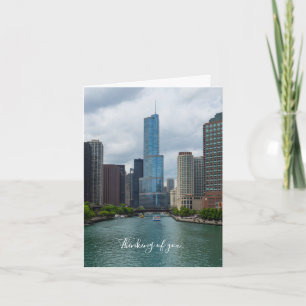 Tarjeta Trump Tower Chicago River Pensando en Ti