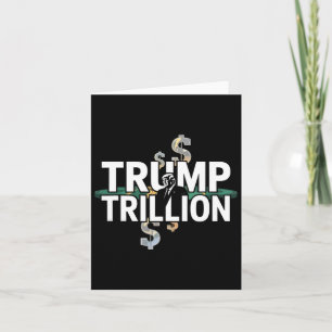 Tarjeta Trump, Un Billón De Gráfico Político Con Trump Y L