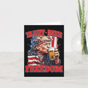 Tarjeta Trump, un divertido arancel de la libertad de la c