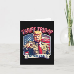 Tarjeta Trump, un Trump gracioso que paga tu parte