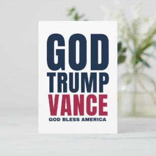 Tarjeta Trump Vance 2024