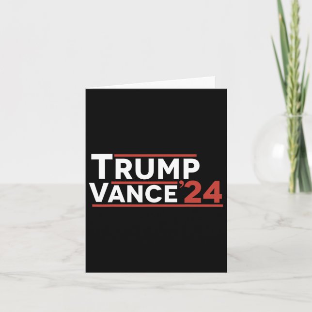 Tarjeta Trump Vance 2024 (Anverso)