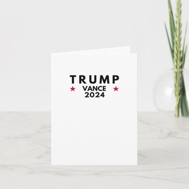 Tarjeta Trump Vance 2024 (Anverso)