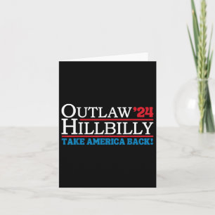 Tarjeta Trump Vance 2024 declara ilegal a Hillbilly Us Fla