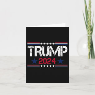 Tarjeta Trump Vance 24, Trump para presidente 2024, Funny