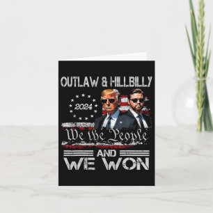 Tarjeta Trump Vance Ganamos Inauguración Día 2025 47